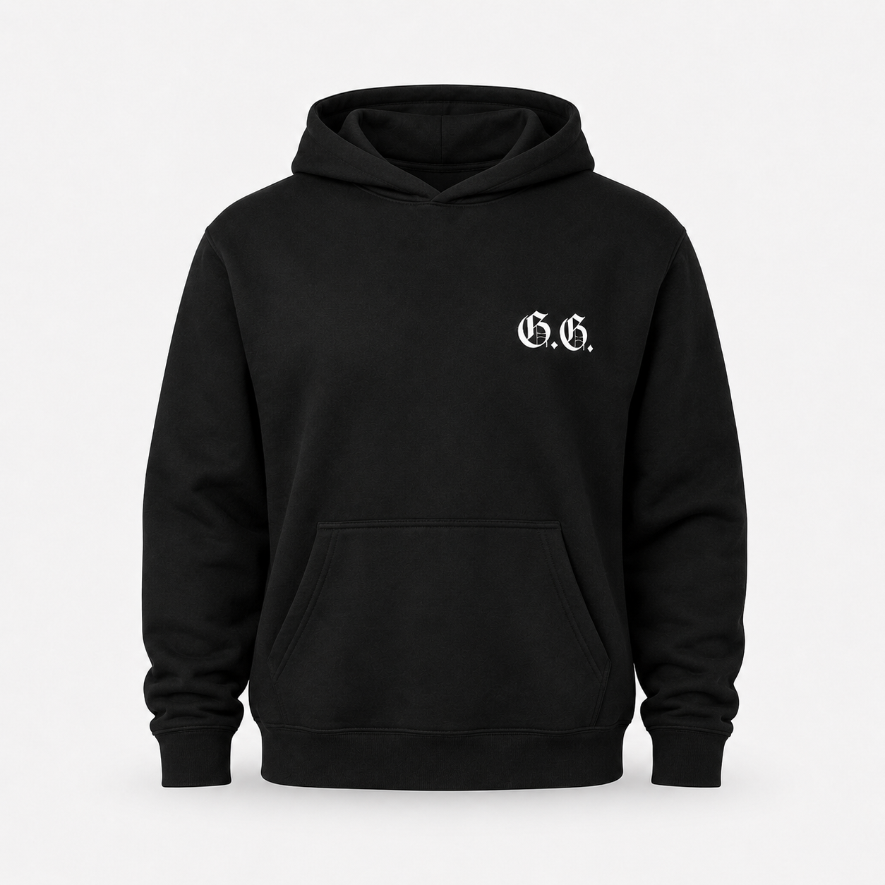 Oversized hoodie hand-necklace