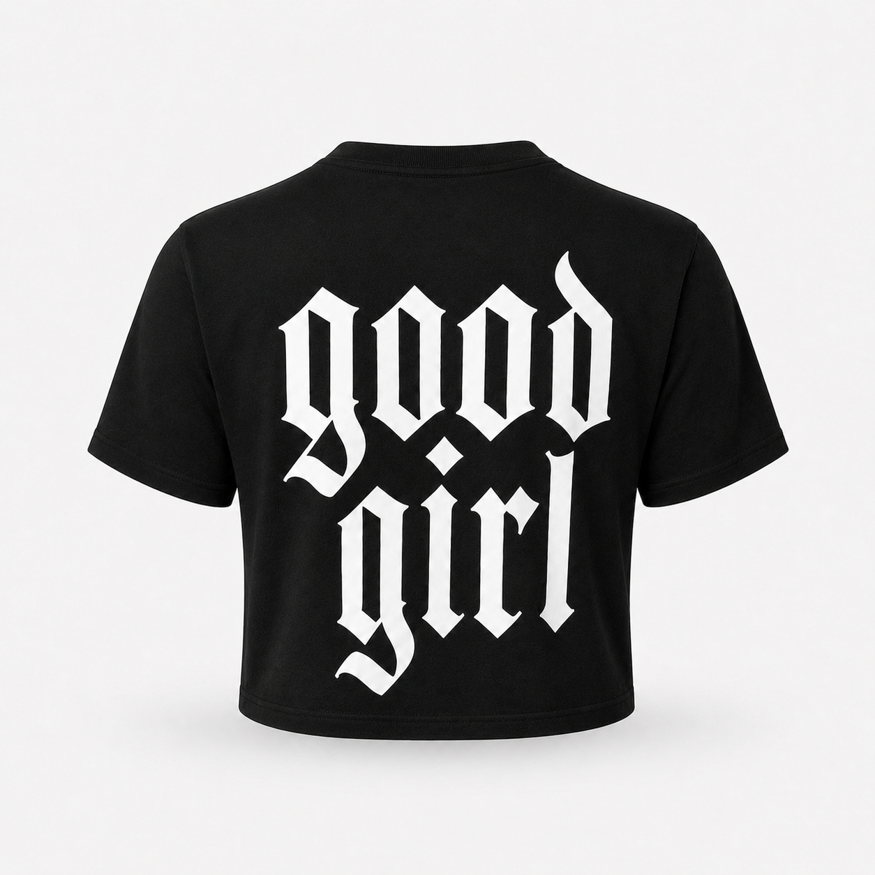 Oversized crop hand-necklace T