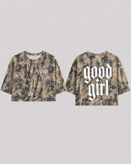 camo crop hand-necklace